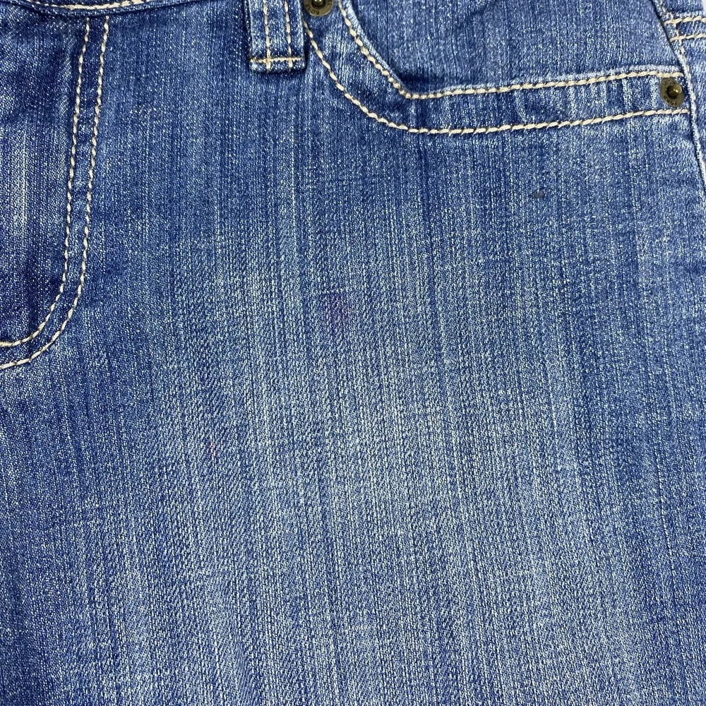 MICHAEL KORS Cropped Jeans Pockets Women's 8 Denim Capris Embroidered‎ Festival